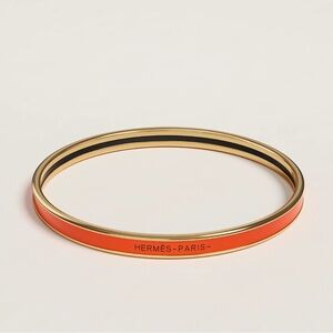 Hermès Uni Bangle Orange Fruité